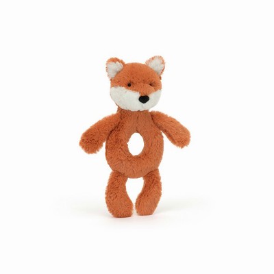 Jellycat Bashful Vos Cub Ring Rattle | YA8749130